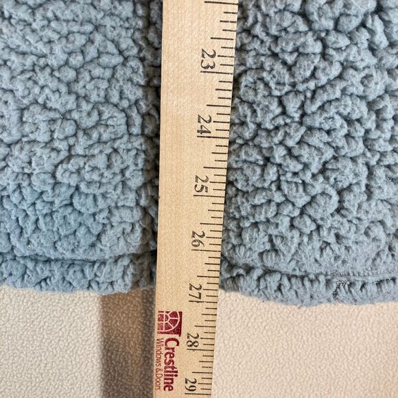 prAna Fleece Hoodie Women's XL Light Blue 1/2 Zip Pullover Heavyweight Gorpcore - Picture 3 of 7